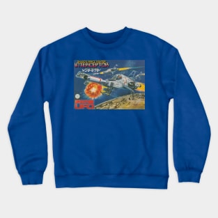 Vintage Model Kit Box Art - UFO Interceptor Crewneck Sweatshirt